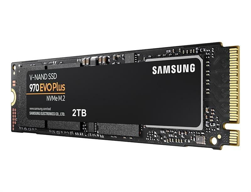 Накопичувач SSD  2ТB Samsung 970 EVO Plus M.2 2280 PCIe 3.0 x4 V-NAND MLC (MZ-V7S2T0BW)