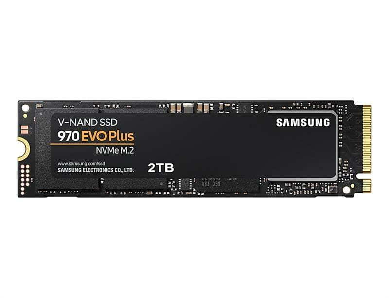 Накопитель SSD  2ТB Samsung 970 EVO Plus M.2 2280 PCIe 3.0 x4 V-NAND MLC (MZ-V7S2T0BW)_бн