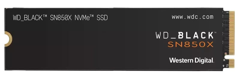 Накопитель SSD 4TB WD Black SN850X M.2 2280 PCIe 4.0 x4 3D TLC (WDS400T2X0E)