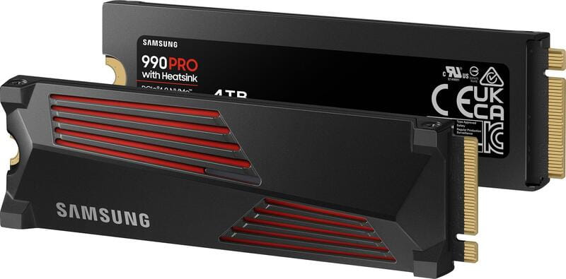 Накопитель SSD 4ТB Samsung 990 PRO M.2 2280 PCIe 4.0 x4 NVMe V-NAND MLC (MZ-V9P4T0CW)