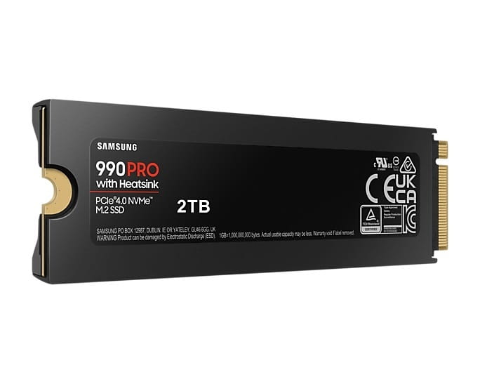 Накопитель SSD 2TB Samsung 990 PRO M.2 PCIe 4.0 x4 3D NAND (MZ-V9P2T0CW)