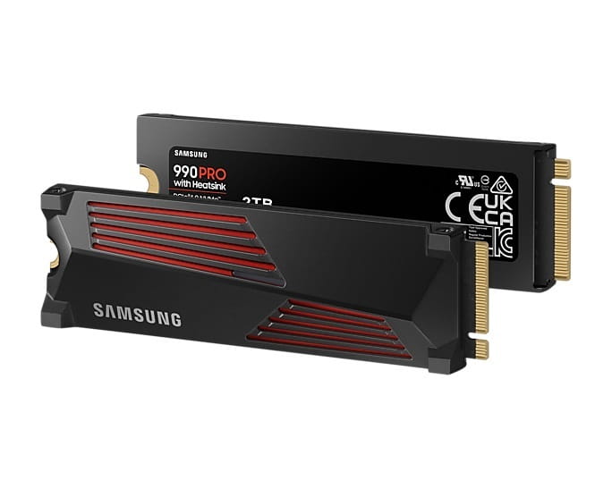 Накопитель SSD 2TB Samsung 990 PRO M.2 PCIe 4.0 x4 3D NAND (MZ-V9P2T0CW)