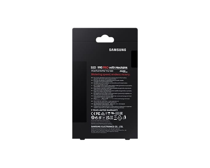 Накопитель SSD 2TB Samsung 990 PRO M.2 PCIe 4.0 x4 3D NAND (MZ-V9P2T0CW)