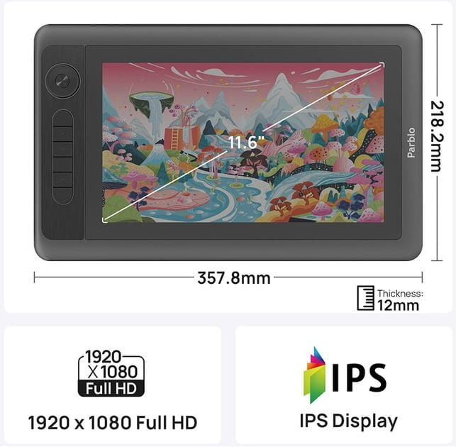Графічний монітор Parblo Coast 12 Pro Gen2