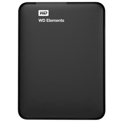 Зовнішній жорсткий диск 2.5" USB 1.0Tb WD Elements Black (WDBUZG0010BBK-WESN)_