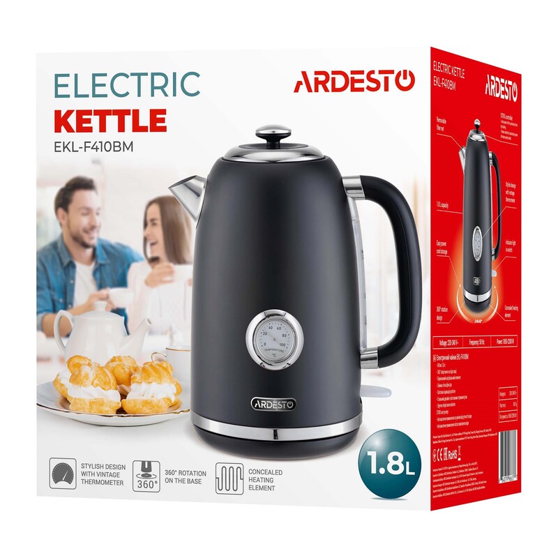 Електрочайник Ardesto EKL-F410BM