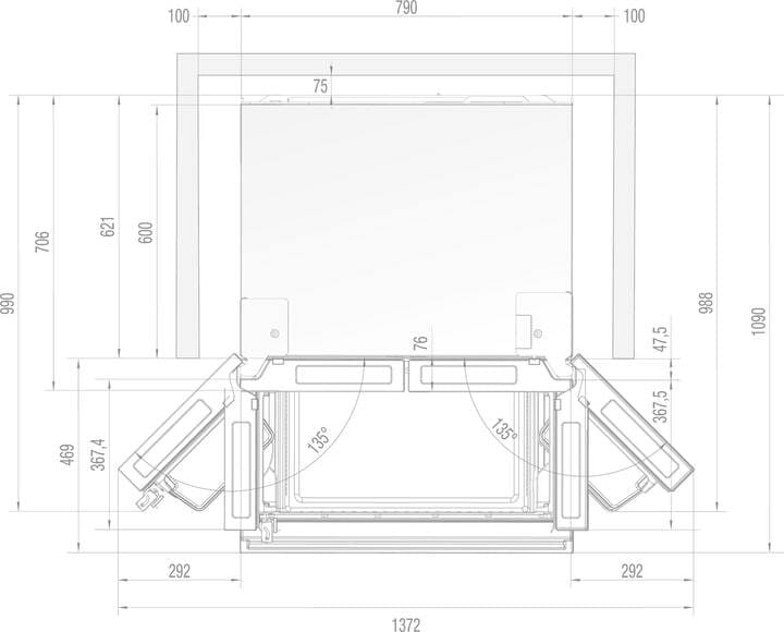 Холодильник Gorenje NRM8181UX