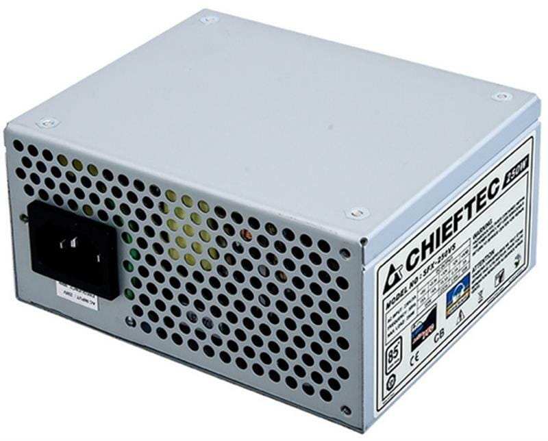 Блок питания Chieftec SFX-250VS; SFX, 8cm fan, APFC, КПД 85%, bulk