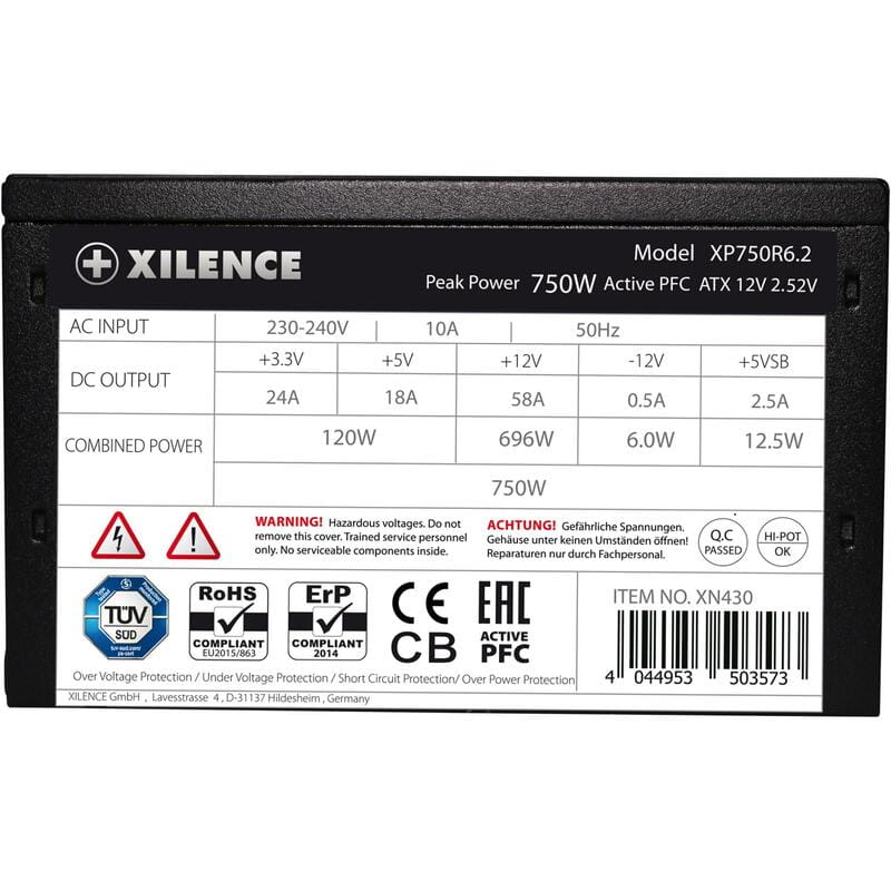 Блок питания Xilence Performance C+ (XP750R6.2) 750W