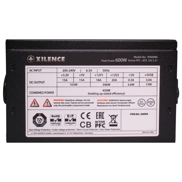 Блок живлення Xilence Performance X (XP600R6) 600W