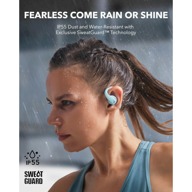 Bluetooth-гарнитура Anker SoundCore AeroFit Pro Blue (A3871G61)