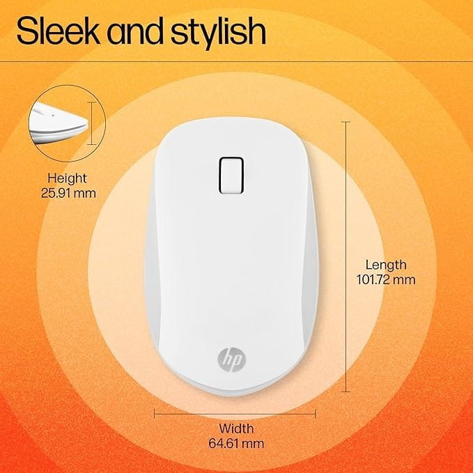 Мышь беспроводная HP 410 Slim White (4M0X6AA)