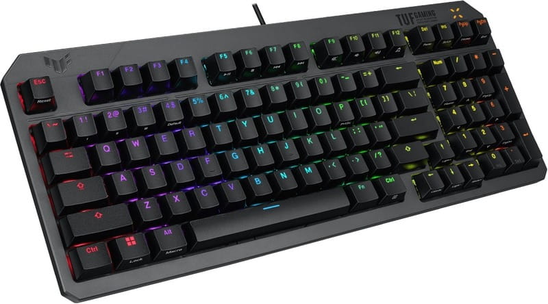 Клавиатура Asus TUF Gaming K3 Gen II Opti-Mech RGB 97key Switches ABS Black (90MP0390-BKMA00)