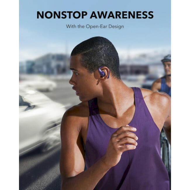 Bluetooth-гарнитура Anker SoundCore AeroFit Pro Purple (A3871GQ1)