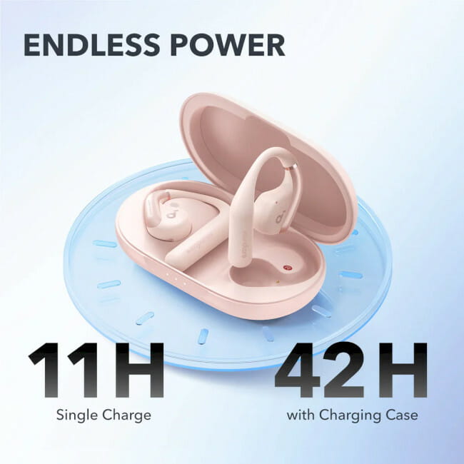 Bluetooth-гарнитура Anker SoundCore AeroFit Pink (A3872G51)