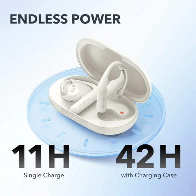 Bluetooth-гарнитура Anker SoundCore AeroFit White (A3872G21)