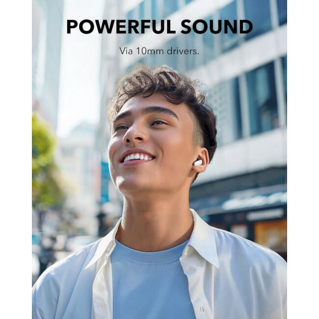 Bluetooth-гарнитура Anker SoundCore P30i White (A3959Z21)