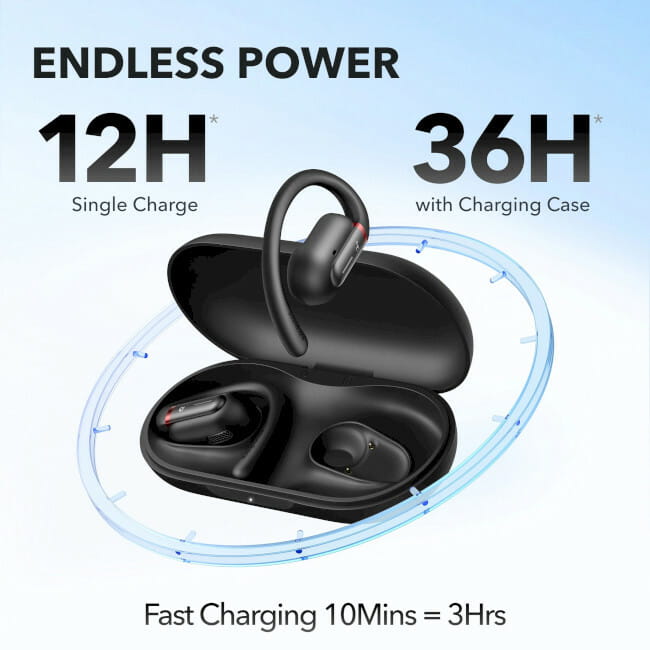 Bluetooth-гарнитура Anker SoundCore V30i Black (A3873G11)