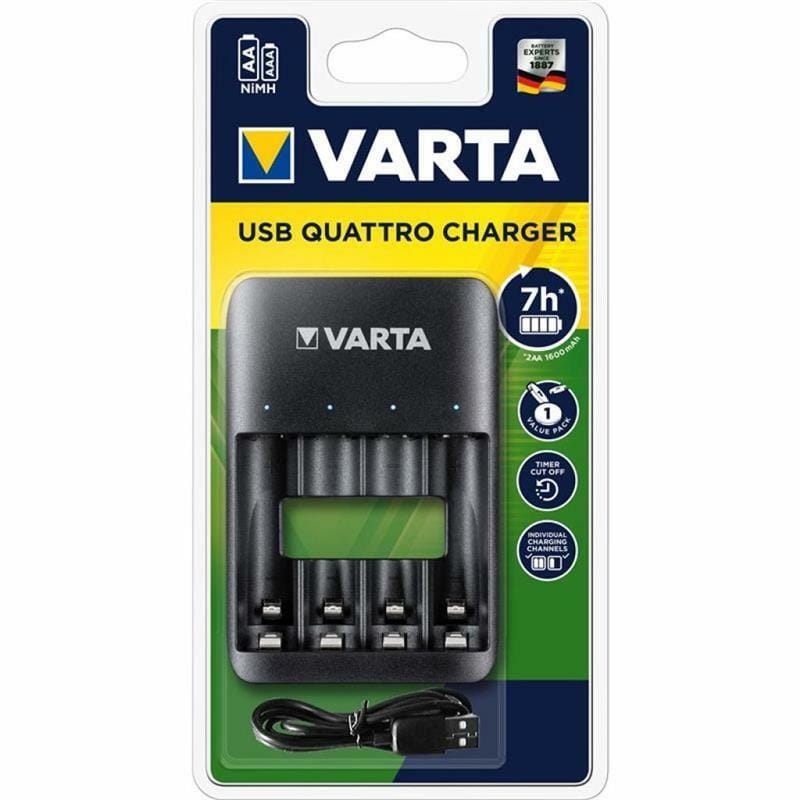 Зарядное устройство Varta Value USB Quattro Charger Pro 4xAA/AAA