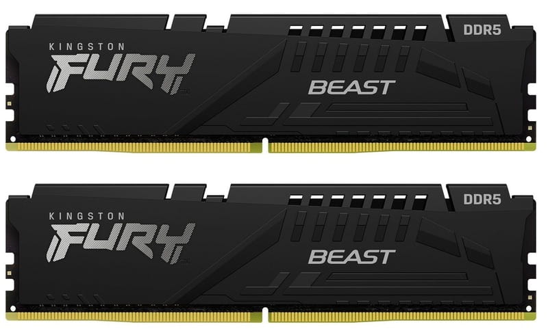 Модуль пам`ятi DDR5 2x8GB/6000 Kingston Fury Beast (KF560C40BBK2-16)