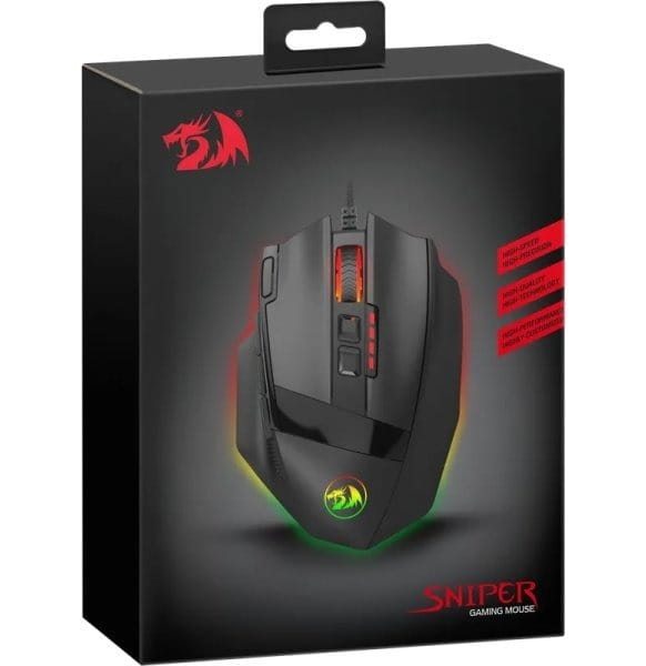 Миша Redragon Sniper M801-RGB Black (77608)