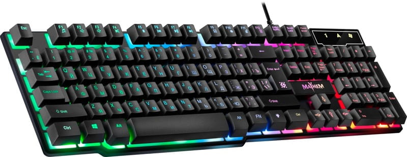 Клавіатура Defender Mayhem GK-360DL RGB Black (45362)