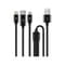 Фото - Кабель Ttec AlumiCable Trio USB Type-C - USB Type-A - Lightning - micro USB (M/M), 1 м, Black (2DK39S) | click.ua