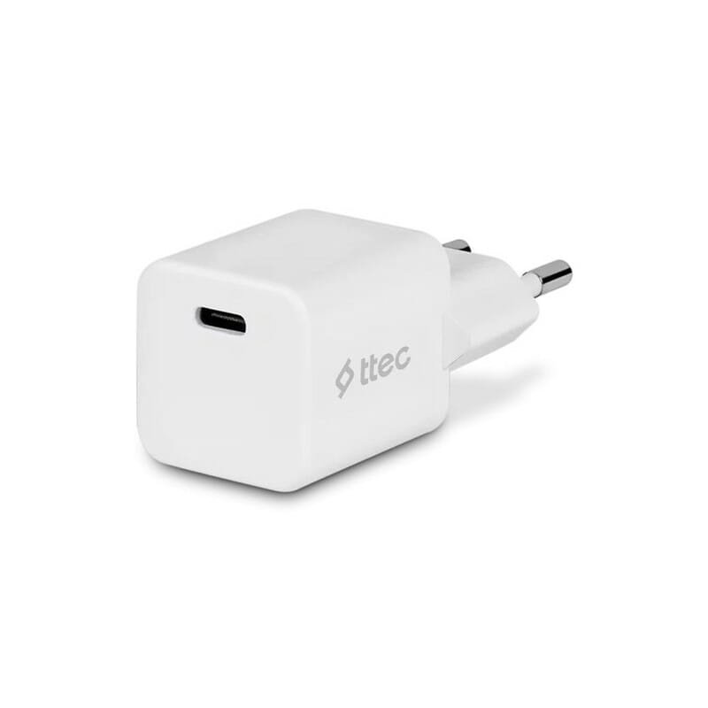 Сетевое зарядное устройство Ttec SmartCharger USB-C /20Вт Black (2SCP01S)