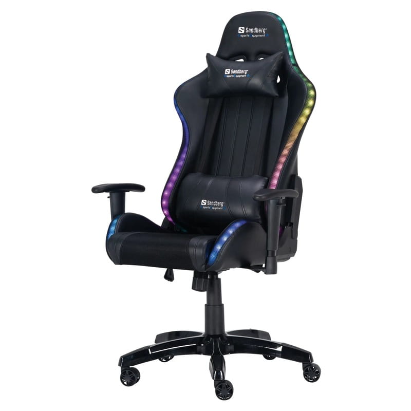 Кресло для геймеров Sandberg Commander Gaming Chair RGB Black (640-94)