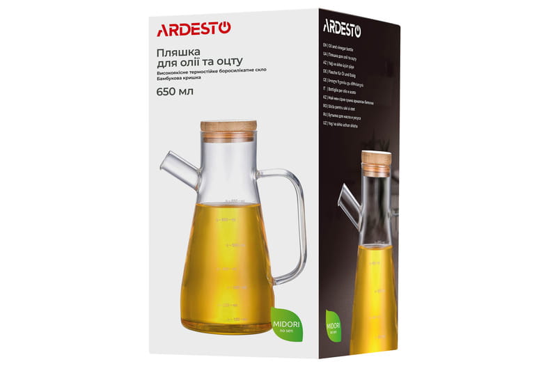 Бутылка для масла и уксуса Ardesto Midori (AR4565BB)