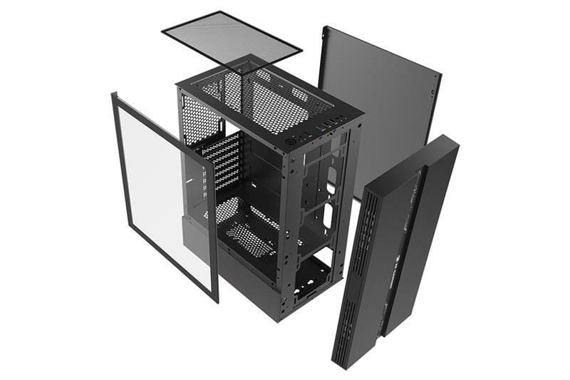 Корпус 2E Gaming Runa (G2107) Black (2E-G2107) без БП