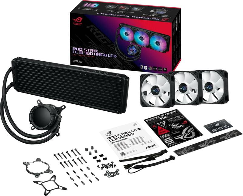 Система водяного охлаждения Asus ROG Strix LC III 360 ARGB LCD (90RC00W1-M0UAY0)