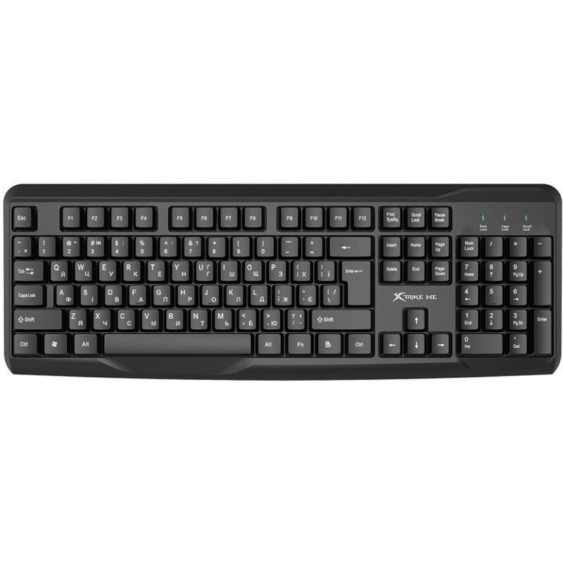 Клавiатура Xtrike Me KB-229UA Black