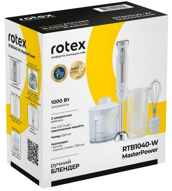 Блендер Rotex RTB1040-W MasterPower