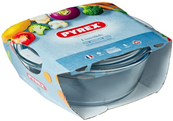 Форма для запекания Pyrex Essentials с крышкой 2.1 л (204A000/7643)