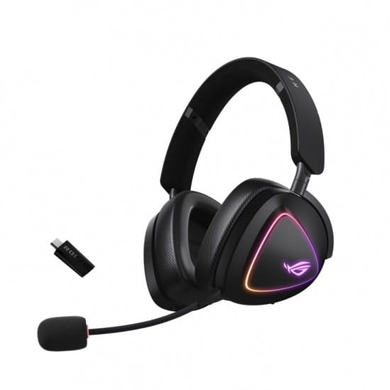 Bluetooth-гарнітура Asus ROG Delta II Wireless Black (90YH03W0-BHUA00)