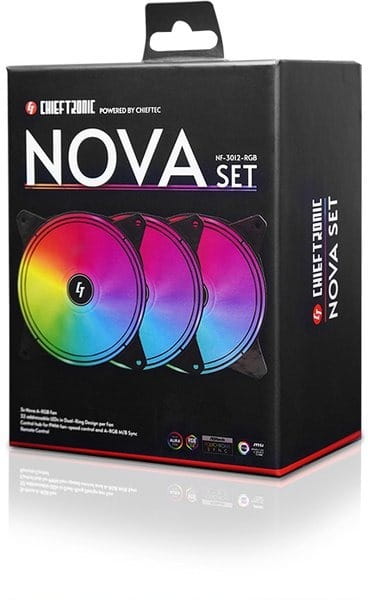 Вентилятор Chieftec Chieftronic Nova 3in1 ARGB Black (NF-3012-RGB)