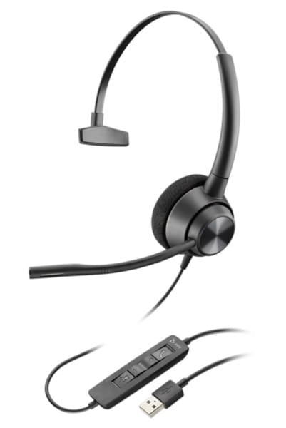 Гарнітура Poly On-ear EncorePro 310 Black (767G1AA)
