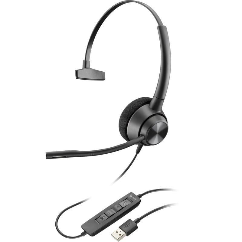 Гарнітура Poly On-ear EncorePro 310 Black (767G1AA)