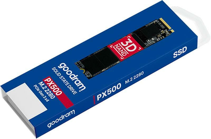 Накопитель SSD 1TB Goodram PX500 M.2 2280 PCIe 3.0 x4 NVMe 3D TLC (SSDPR-PX500-01T-80-G3)