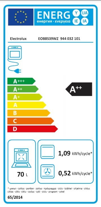 Духова шафа Electrolux EOB8S39WZ