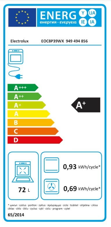 Духова шафа Electrolux EOC8P39WX