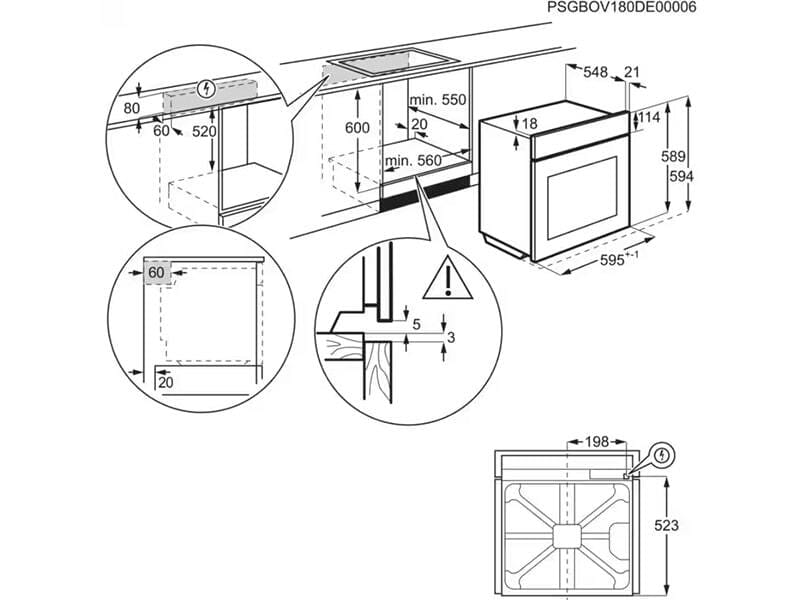 Духова шафа Electrolux EOC8P39WX