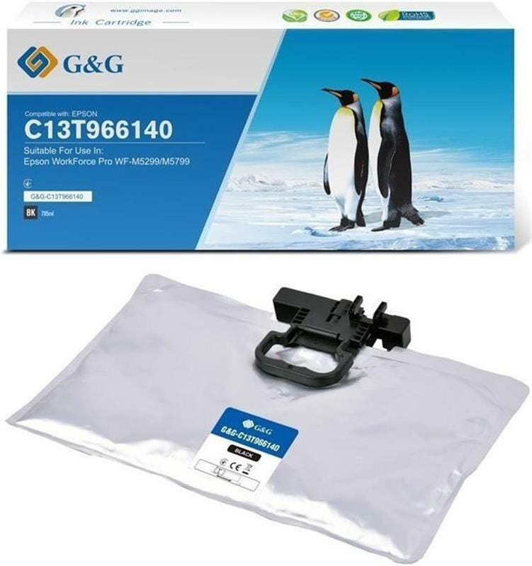 Картридж G&G Epson WorkForce Pro WF-5299DW/M5799DWF/M5298DW Black (G&G-C13T966140)