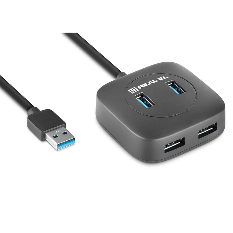 USB-хаб REAL-EL HQ-187 4 ports