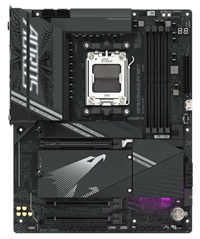 Материнская плата Gigabyte X870 Aorus Elite WiFi7 Socket AM5