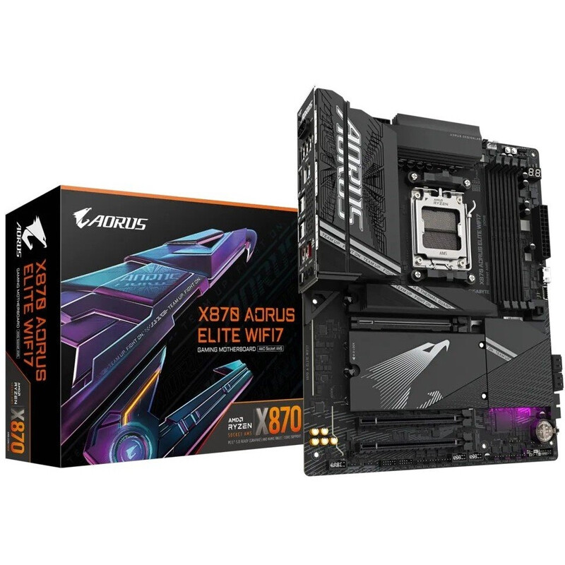 Материнська плата Gigabyte X870 Aorus Elite WiFi7 Socket AM5