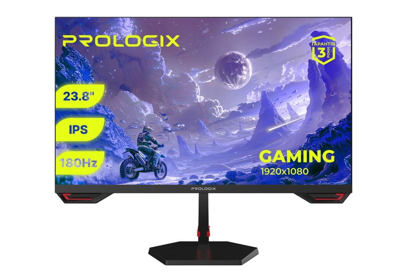 Монитор Prologix Gaming 23.8" GM2424HD IPS Black 180Hz