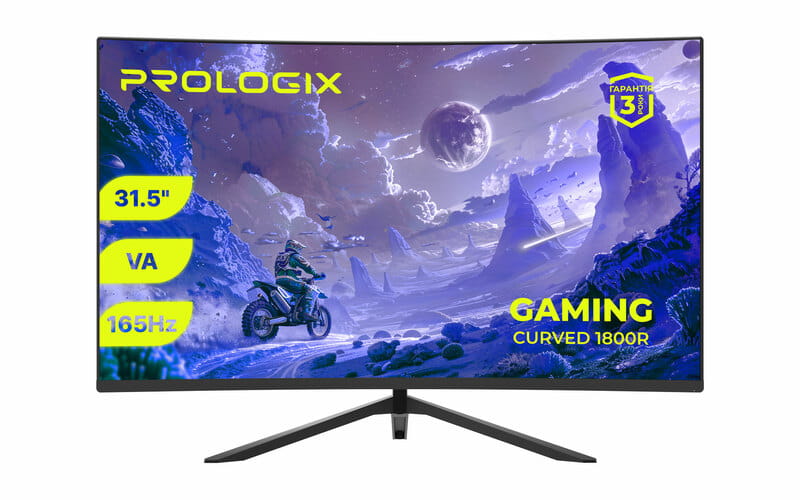 Монитор Prologix Gaming 31.5" GM3224CQ VA Black Curved 165Hz