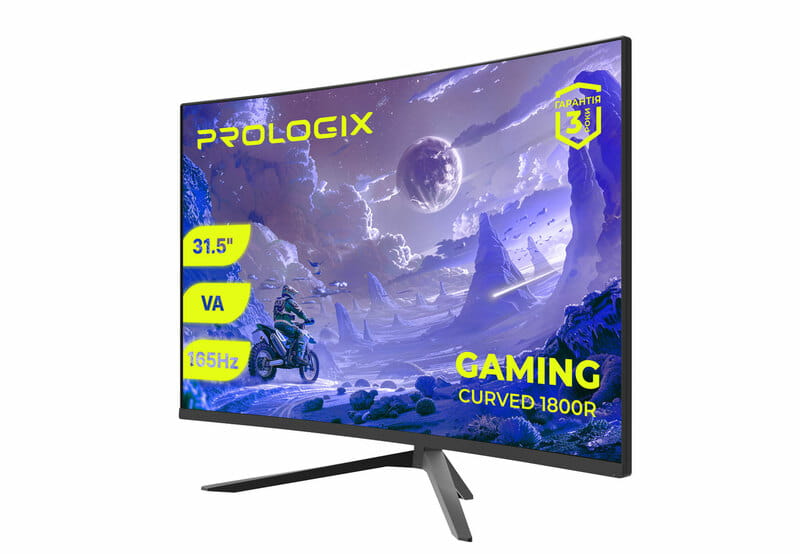 Монитор Prologix Gaming 31.5" GM3224CQ VA Black Curved 165Hz